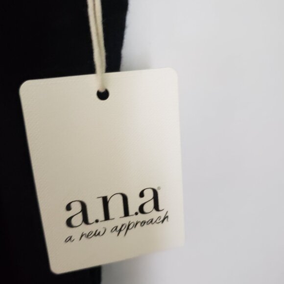 NWT TWO bundle Black summery t shirt by a.n.a. Size XL (coats) - Picture 2 of 2